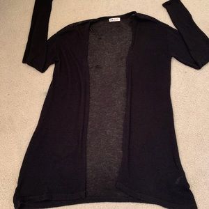 long black cardigan